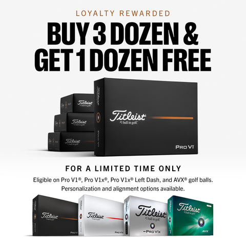 Titleist Buy 3 Dozen, Get 1 Dozen FREE