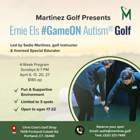 Ernie Els #GameOn Autism Golf 4-Week Program